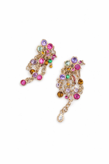 Multi Color Drop Earrings