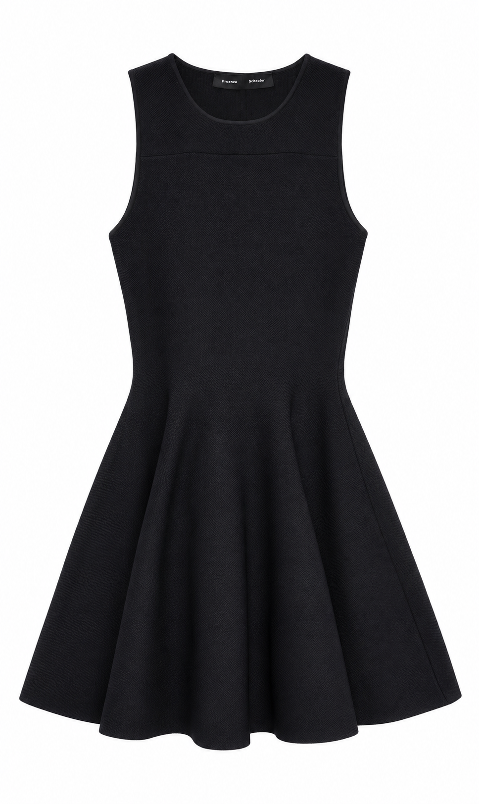 Black Ribbed Midi Dress