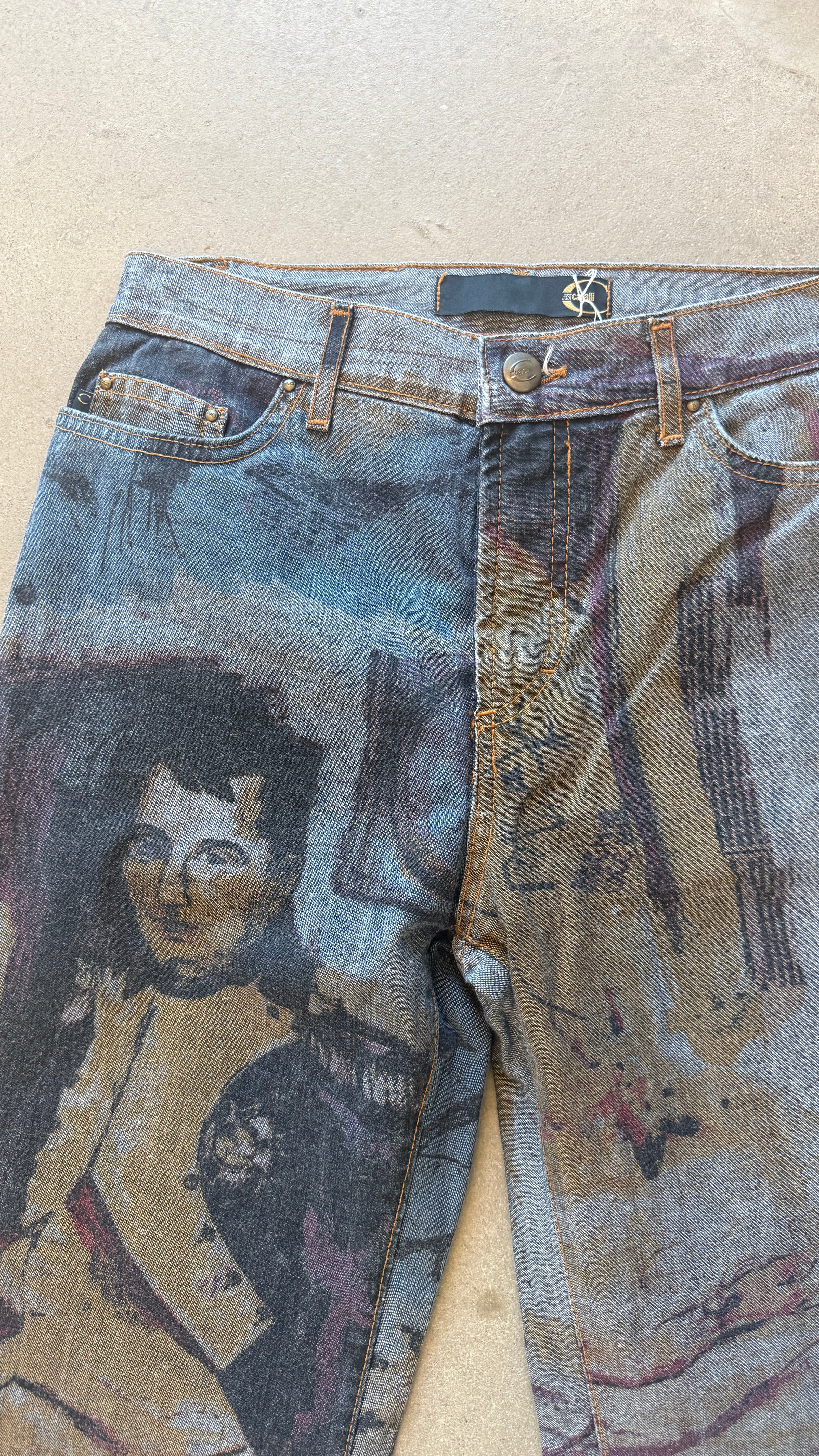 Renaissance Napoleon vintage Printed Jeans