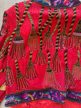 Beaded Tassle 80s Jacket
