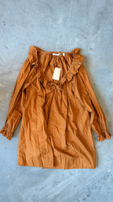 Rust Smock Dress