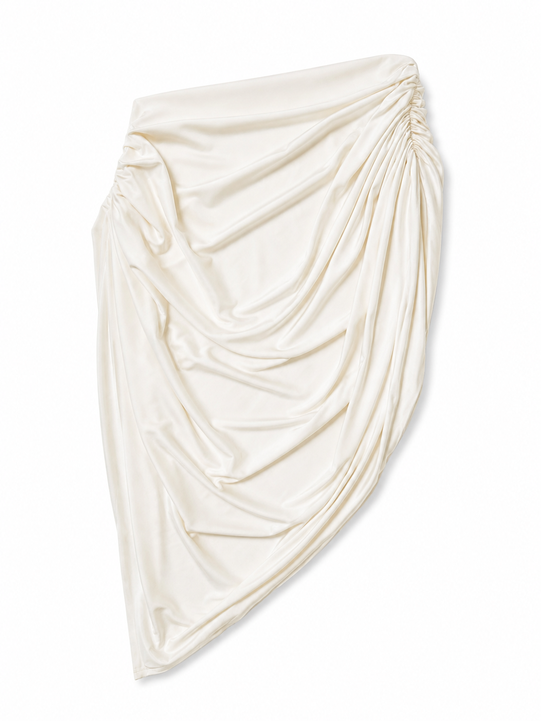 Cape to Skirt in White