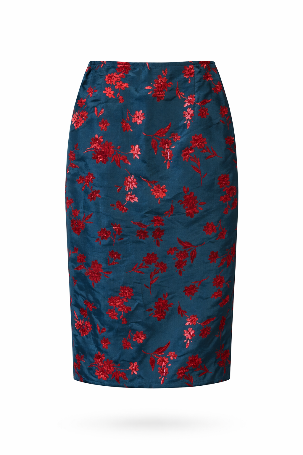 Brocade Pencil Skirt