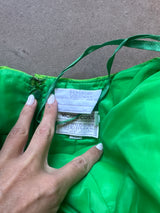 Green Vintage bow dress