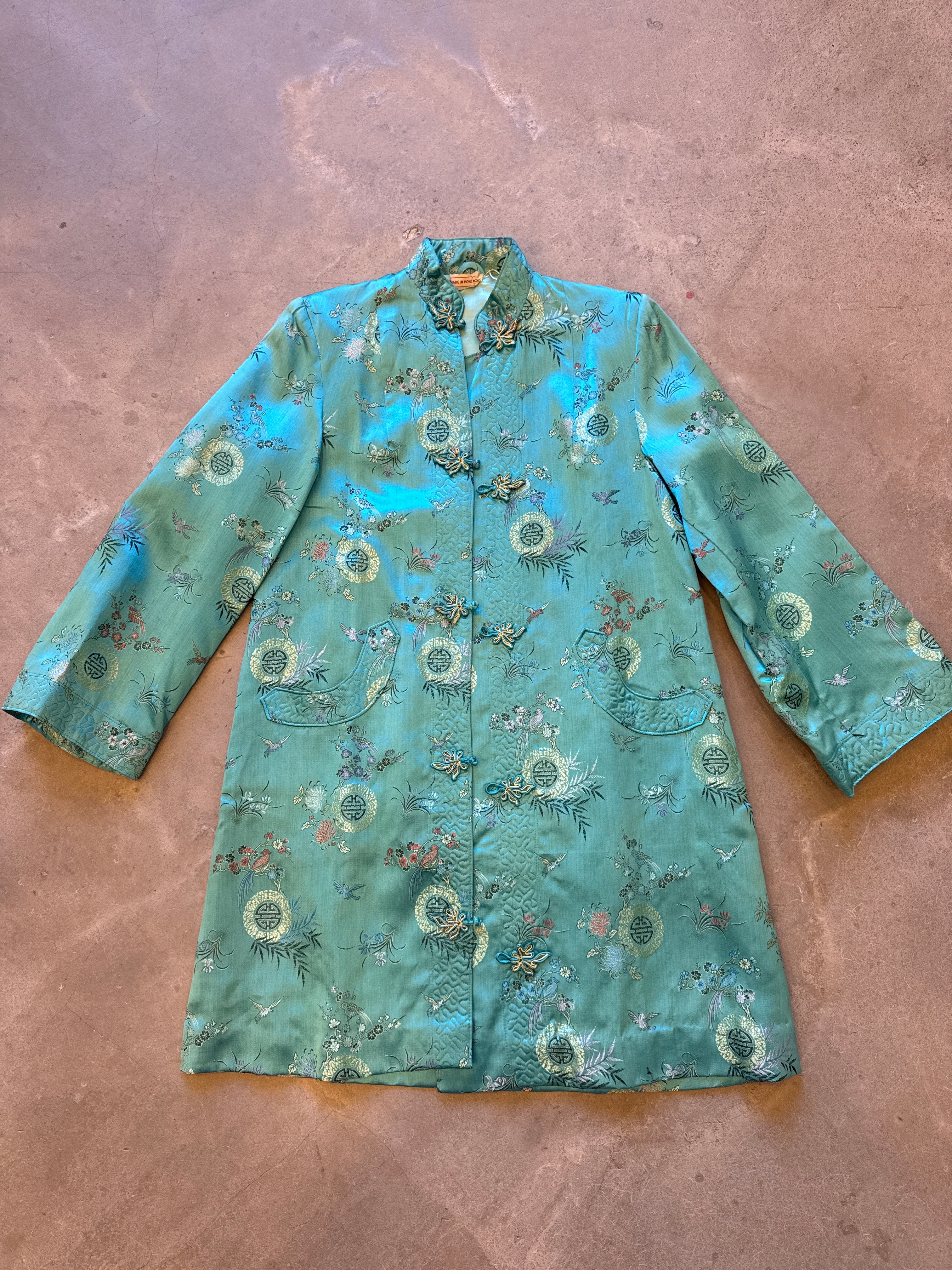 Embroidered Blue Kimono