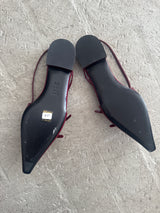 Burgundy Patent Leather Shoe 39.5