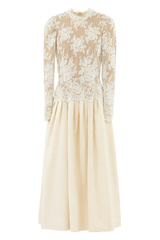 Lace and Silk Wedding Dress