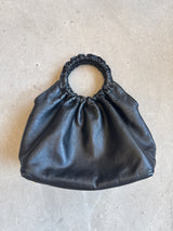 Black Double Circle Medium Bag