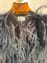 Glitter Ostrich vest