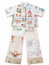 Vintage Hand Embroidered Set