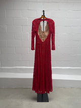 Red Lace Gown