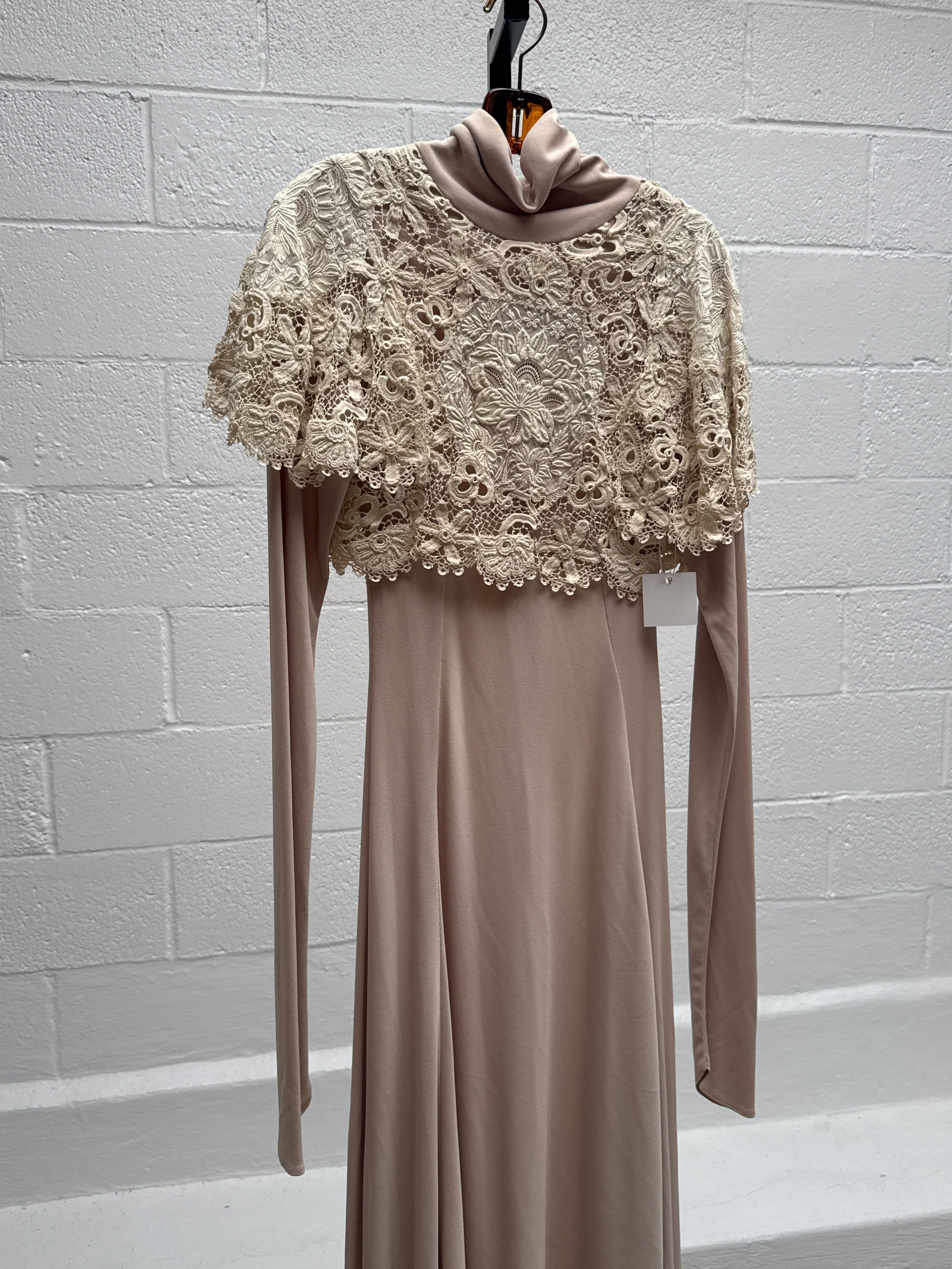 Lace and Jersey Dress