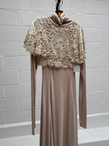 Lace and Jersey Dress