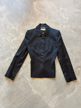 Backless Black Jacket