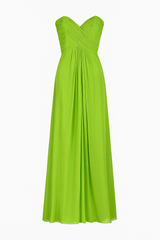 Green Strapless Dress