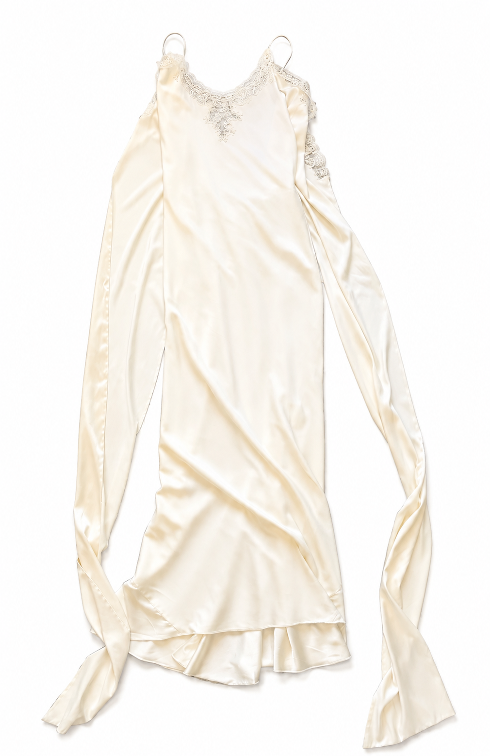Cream Silk Gown