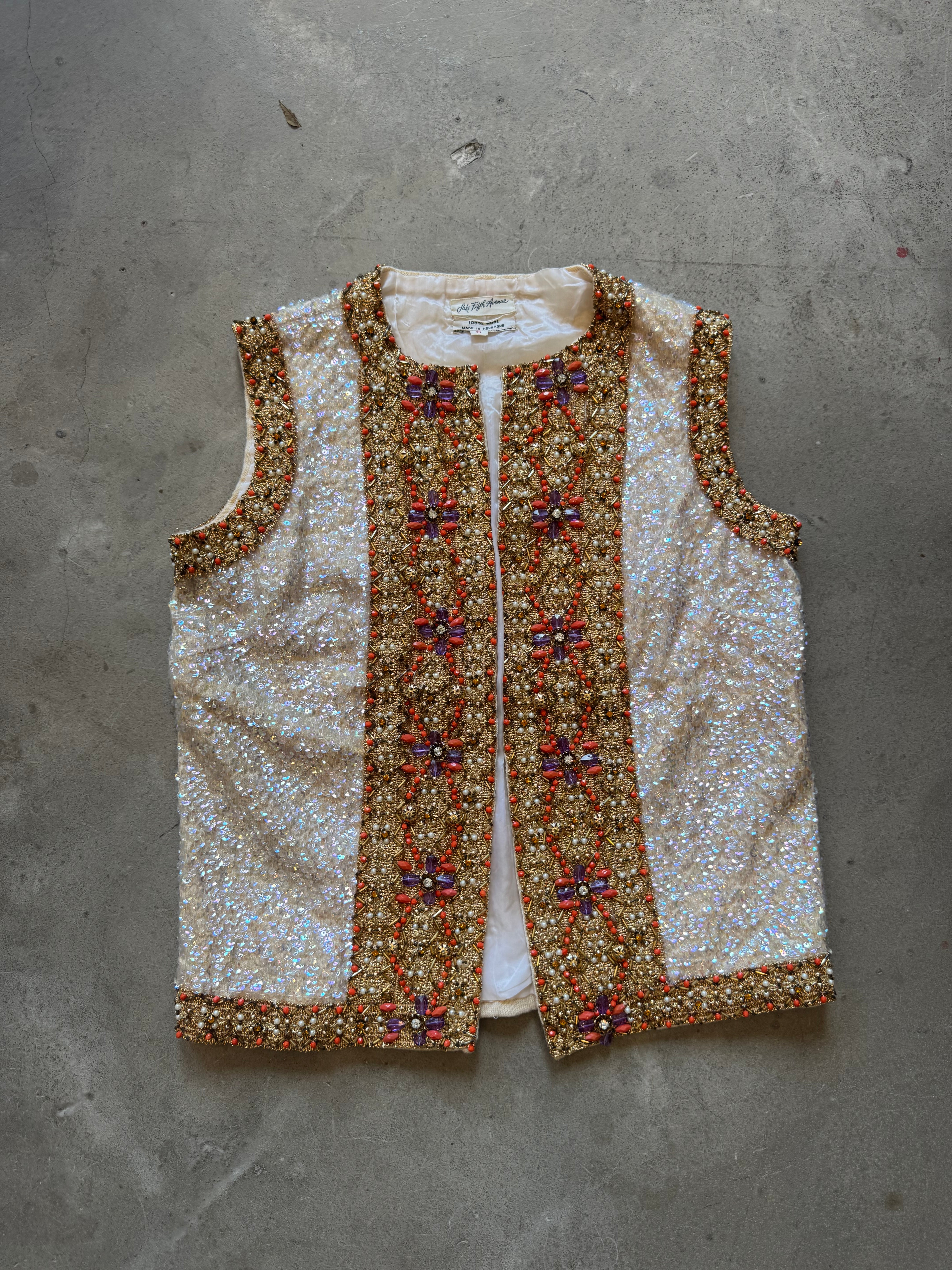 Vintage Beaded Vest