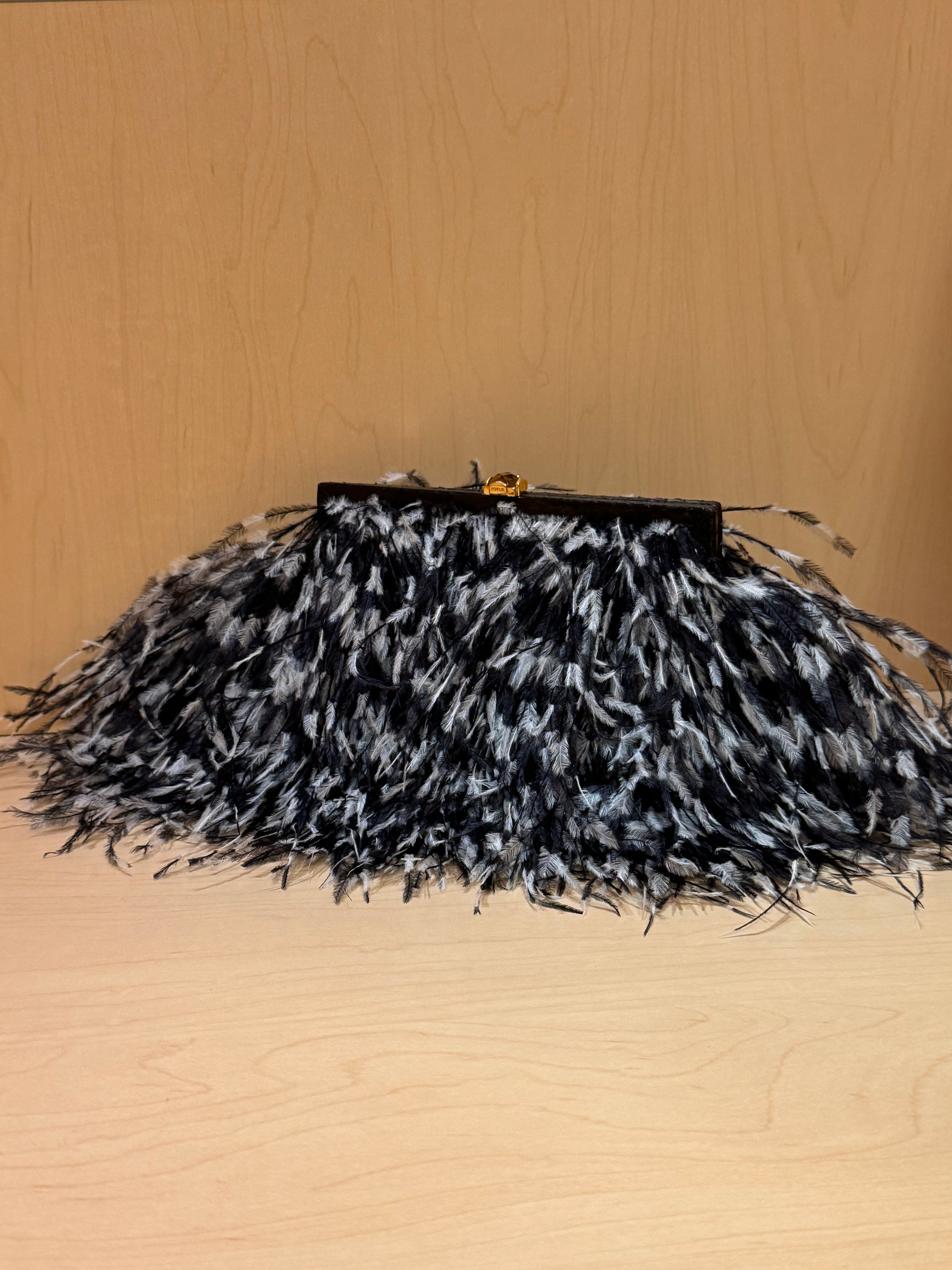 Ostrich Feather Bag
