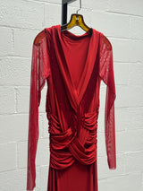 Red Beaded dress