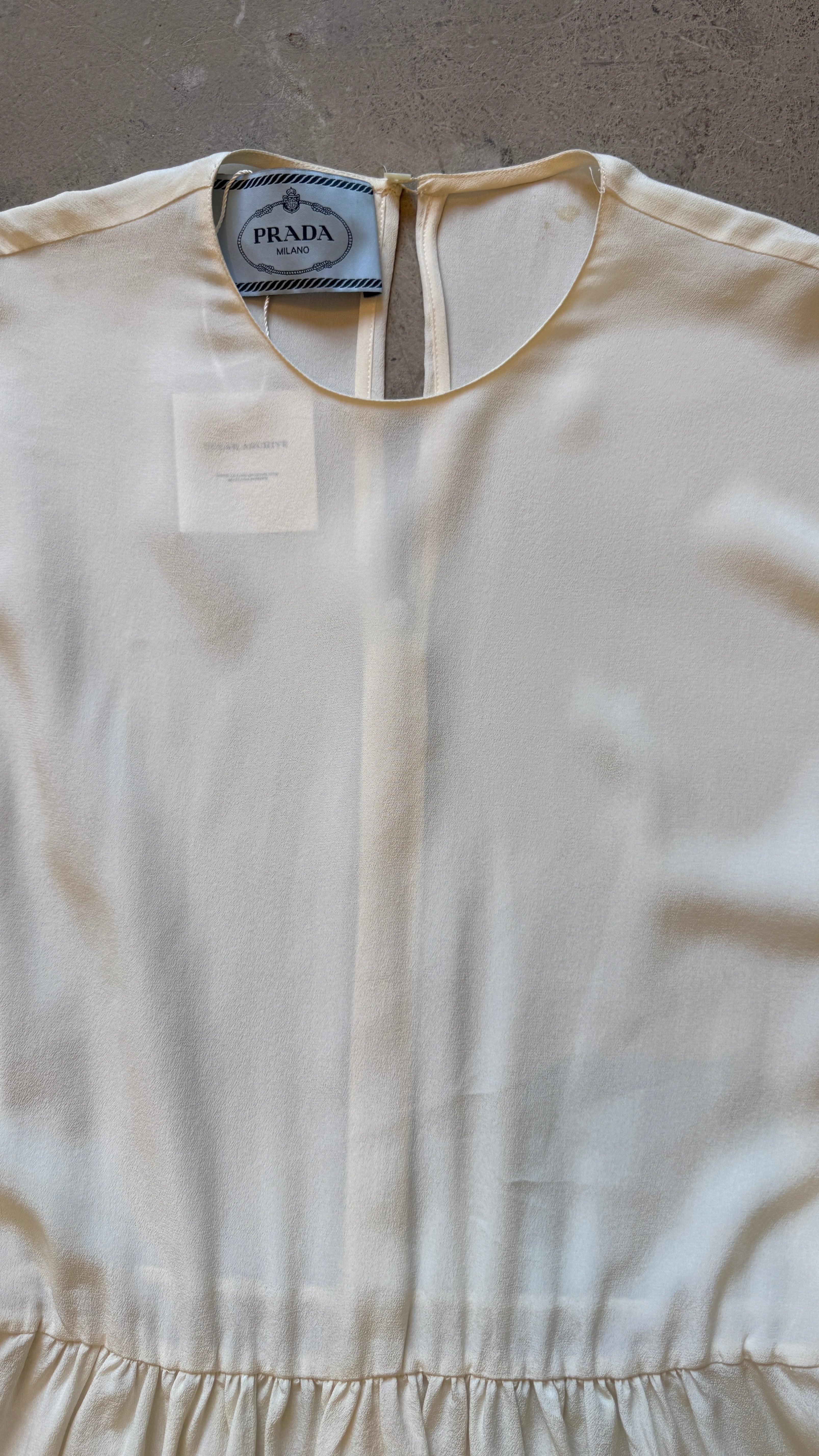 White Ruffle Sleeve Dress