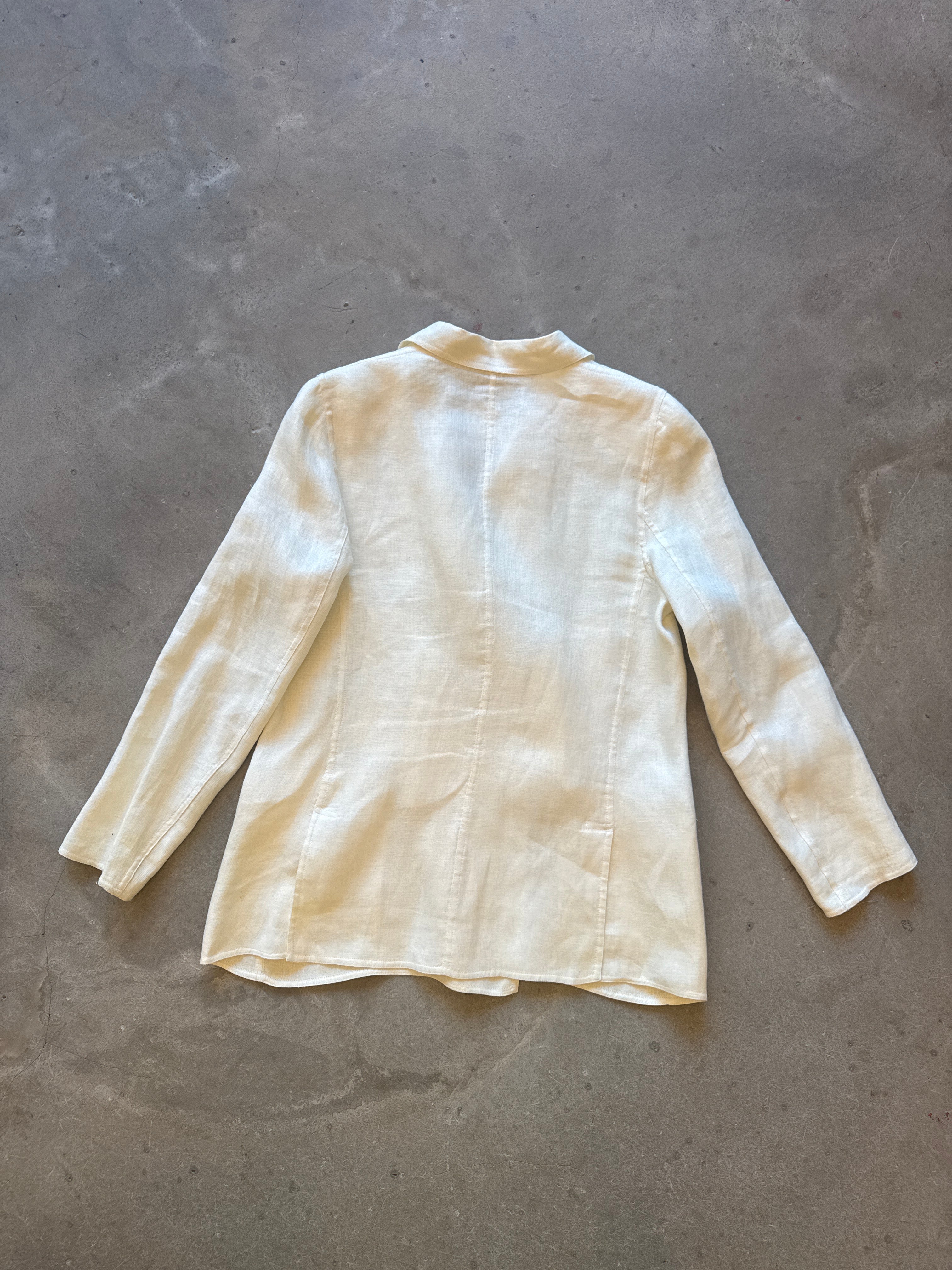 Vintage Linen Blazer
