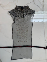 Rhinestone Bib
