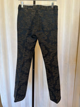 Floral Embroidered Pants