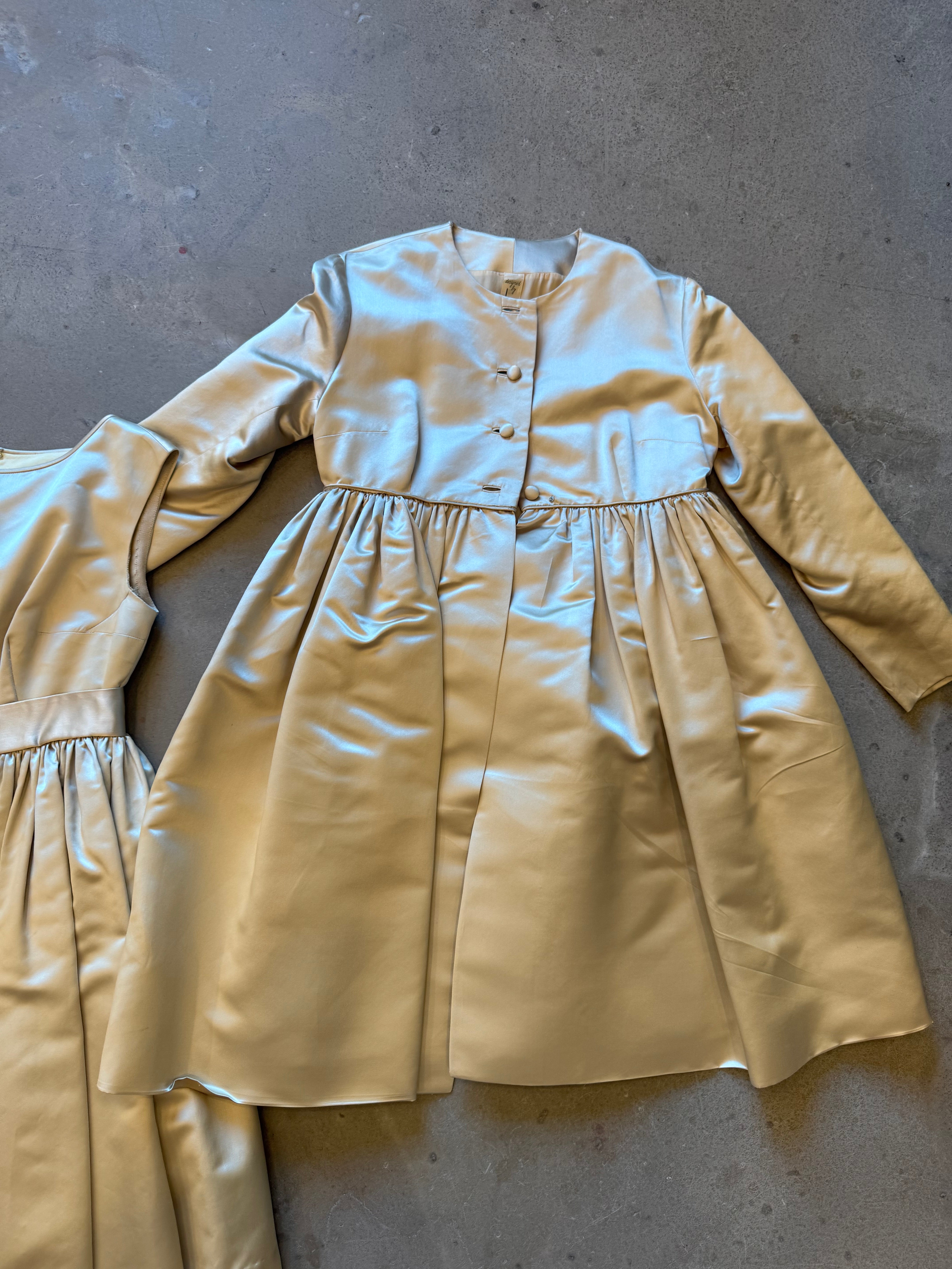 Silk Dress and Jacket Cocktail Set