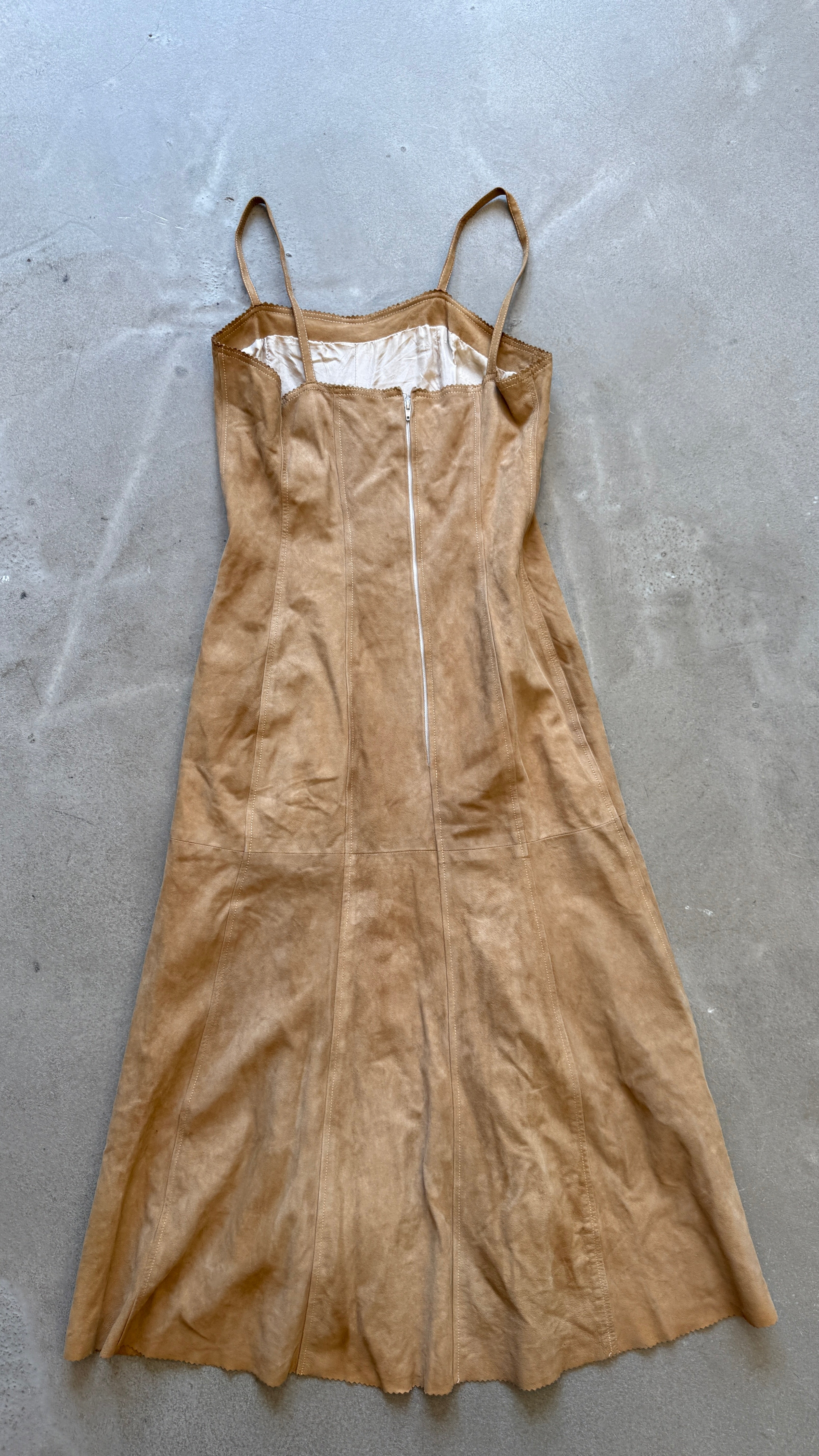 Vintage Suede Dress