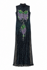 Sequins Vintage Grape Dress