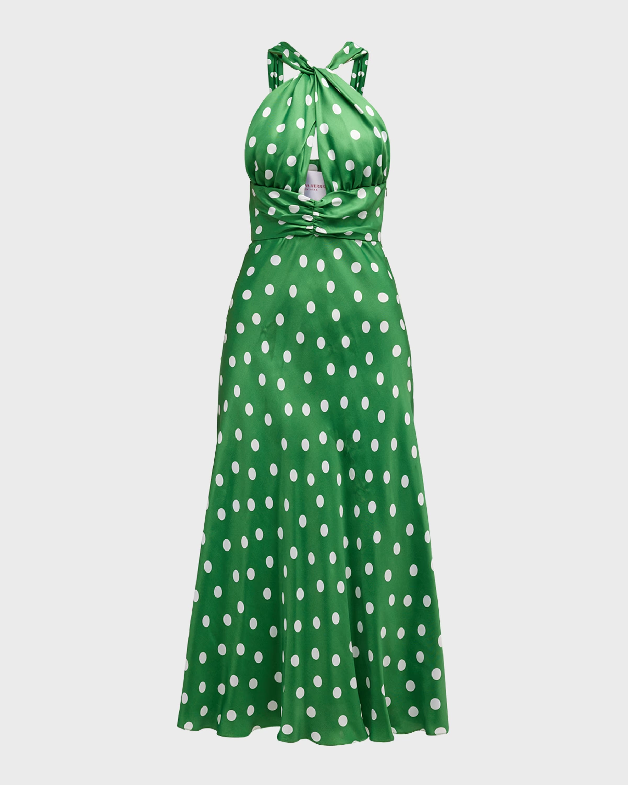 Green Polka Dot Dress