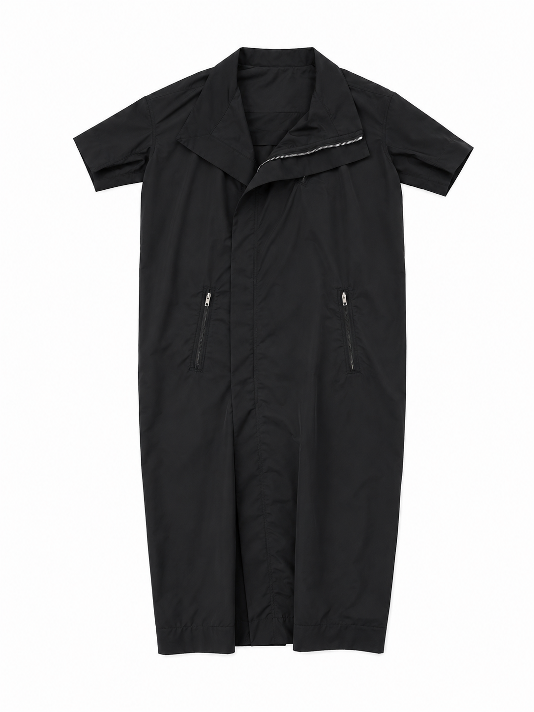 Black Midi Coat Dress