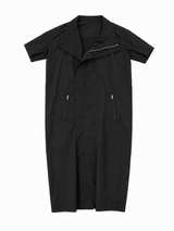 Black Midi Coat Dress