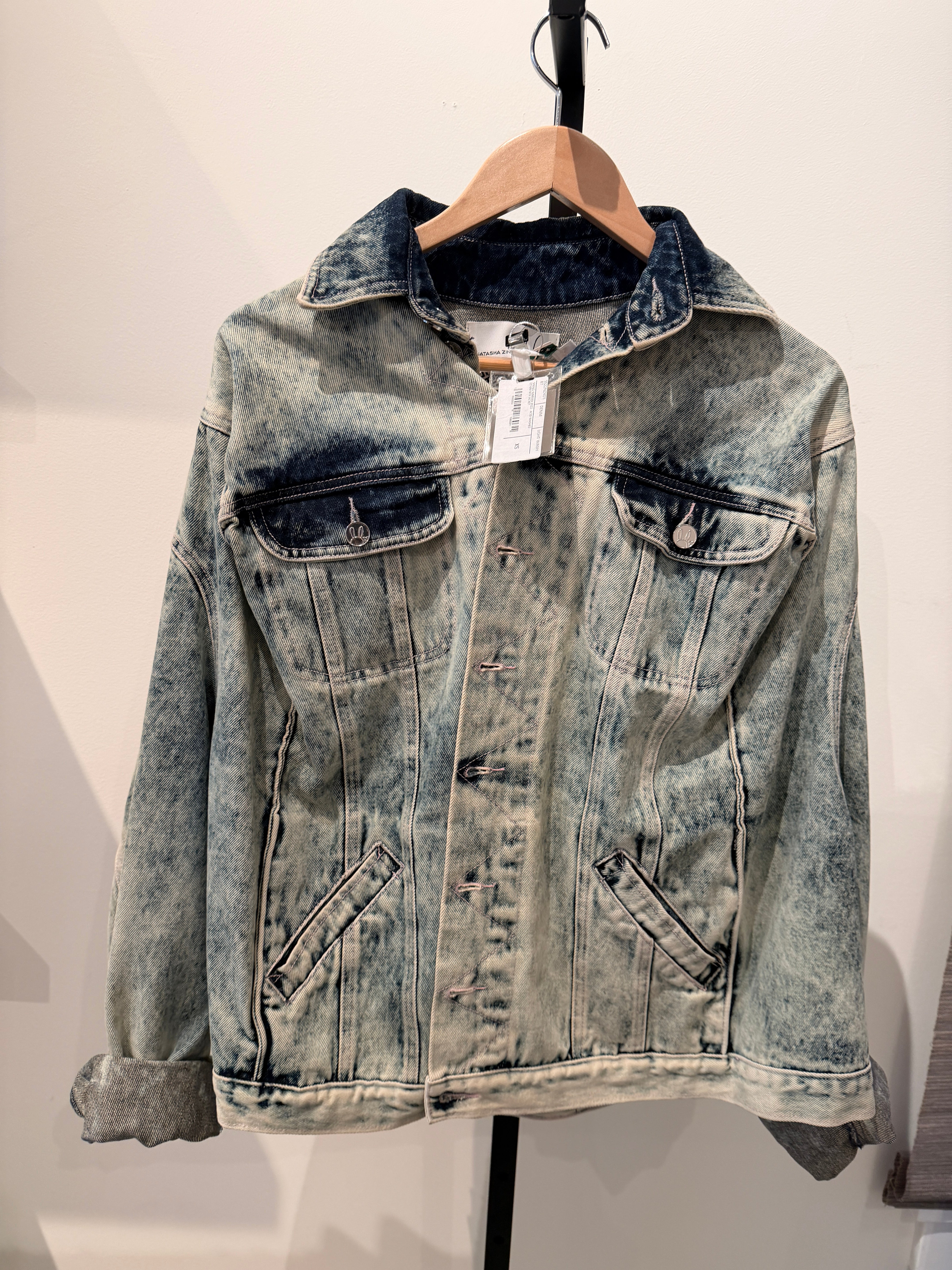 Acid Wash Jean Jacket