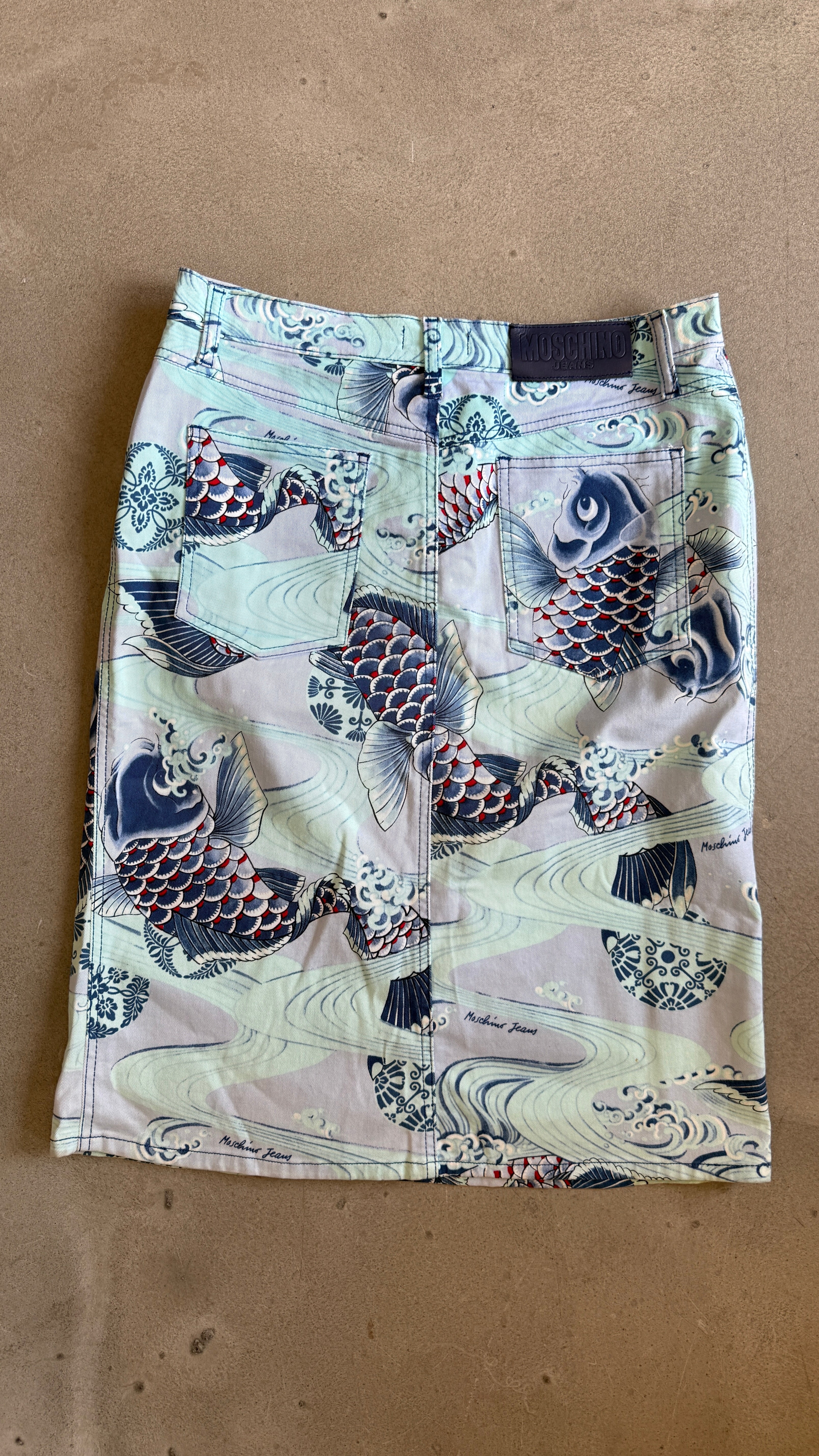 Blue Koi Fish Skirt