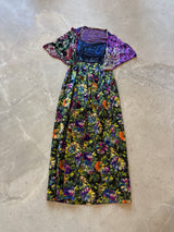 Purple & Blue Beaded Gown