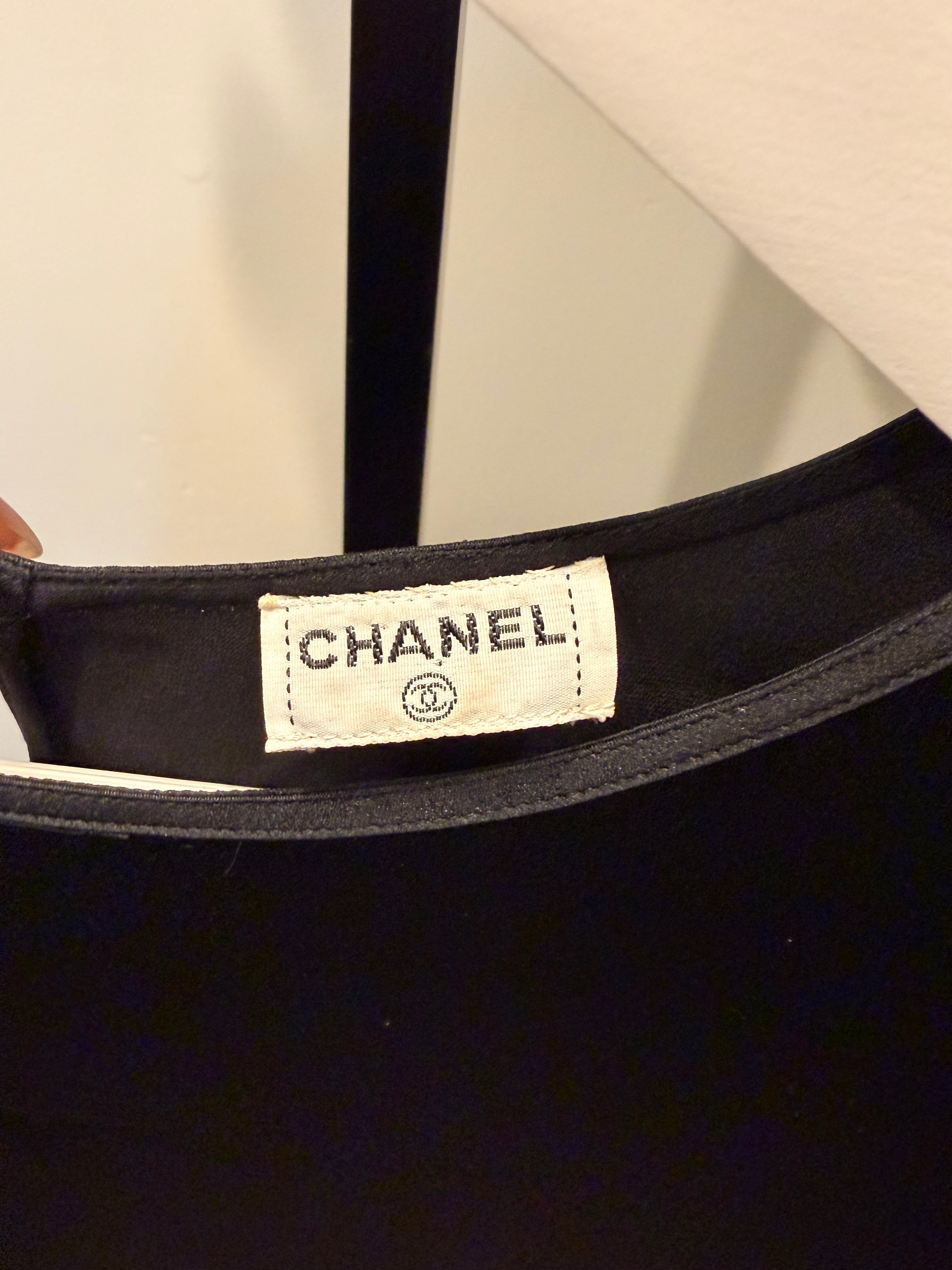 Silk Top with Gold Button Details