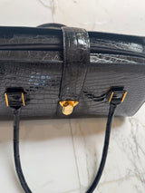 Black Crocodile Bag