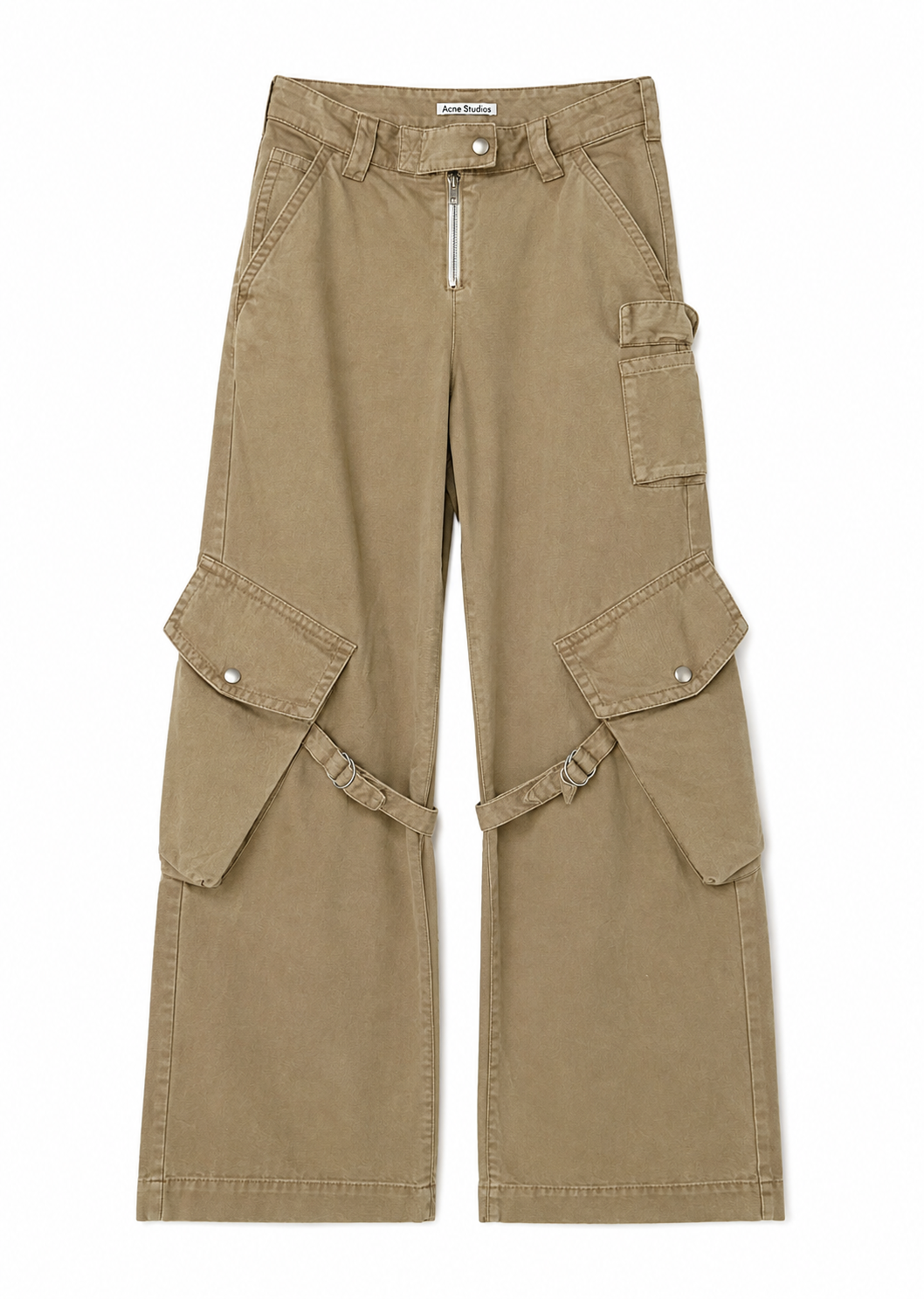 Beige Cargo Pants