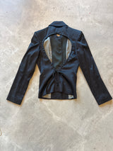Backless Black Jacket