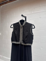 Iconic 2000 Vest and Skirt with Rhinestones