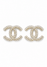CC Crystal Stud Earrings