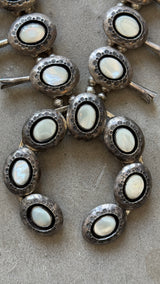 ’70s Mother of Pearl Squash Blossom Set