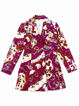Vintage Paisley Print Jacket