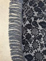 Burnout Velvet Piano Shawl