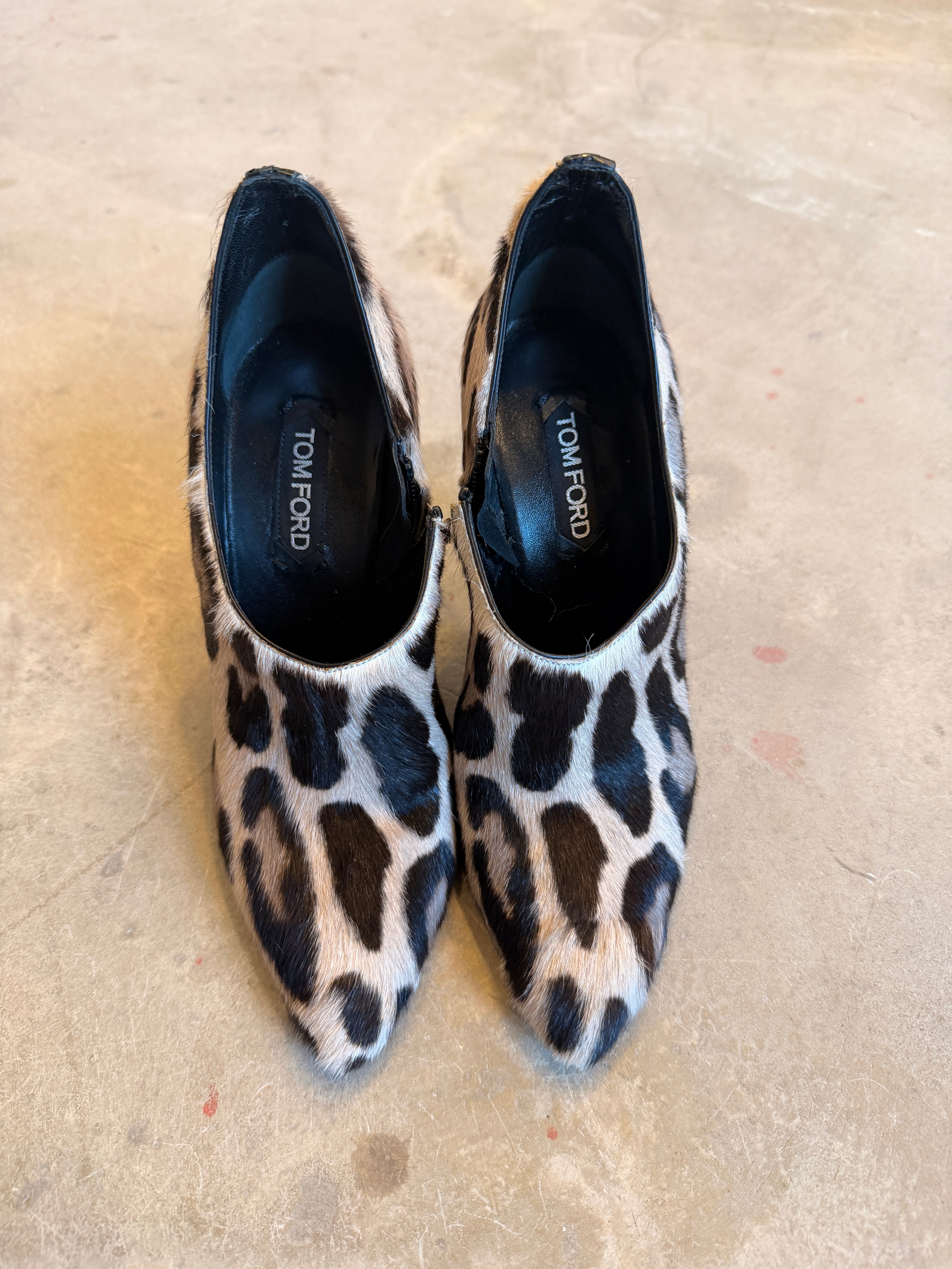Pony Hair Leopard Pumps
