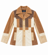 Suede Patchwork Vintage Jacket