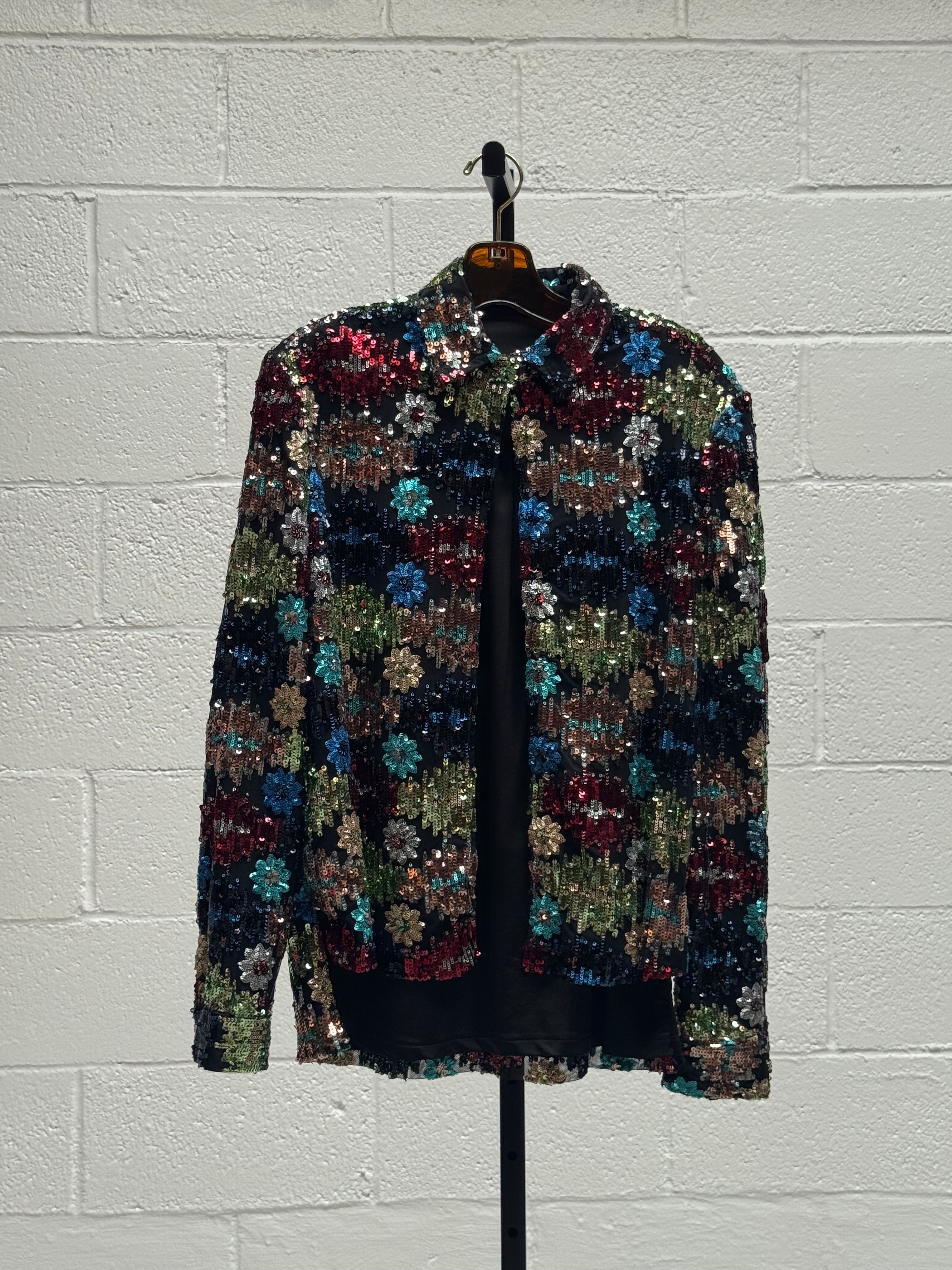 Sequins Jacket and Pant Set