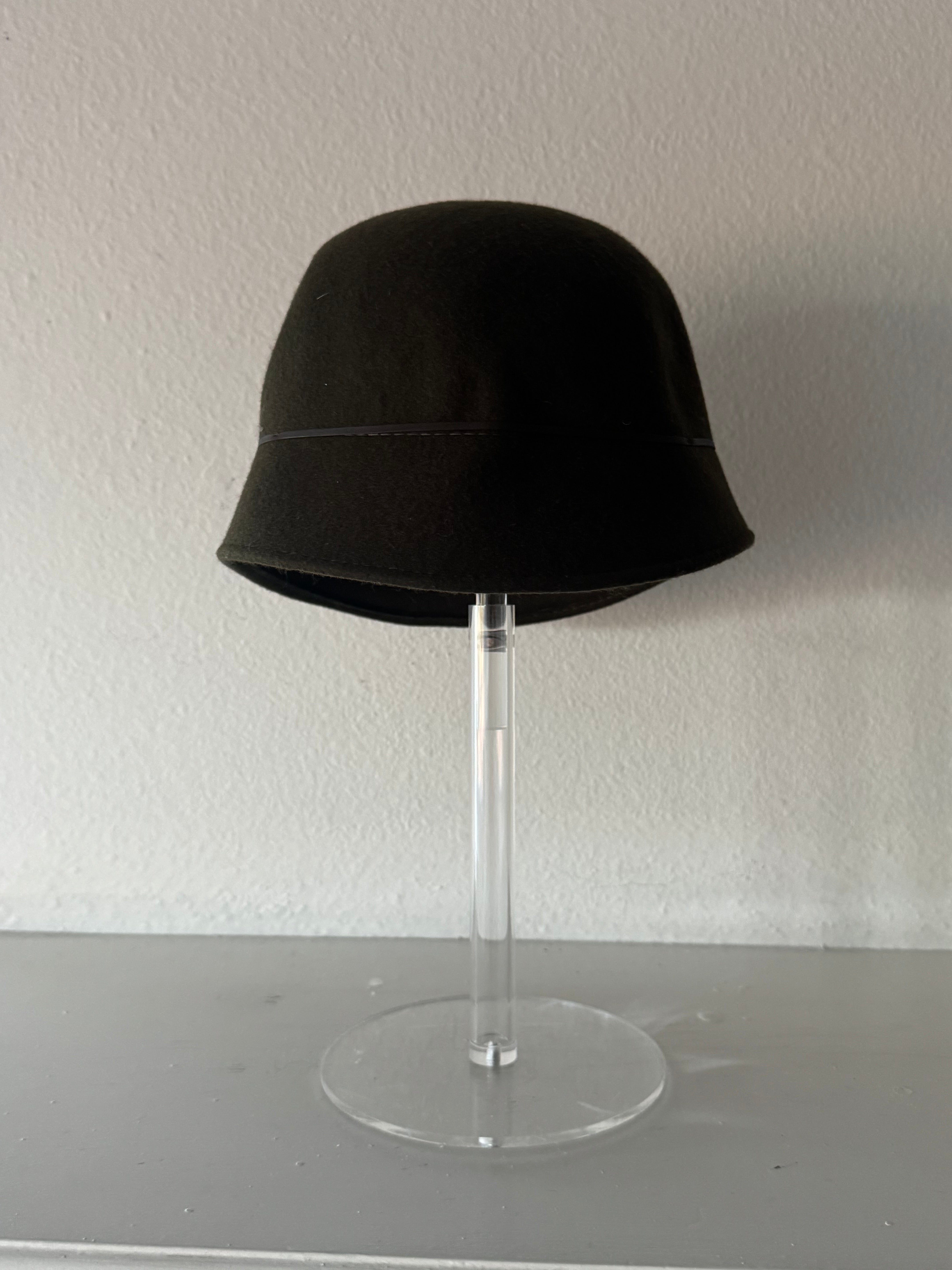 Green Felt Bucket Hat