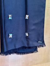 Cashmere Scarf with Embellishments
